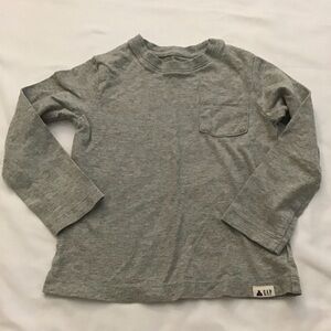 (Like New) GAP Longsleeve Gray Shirt with Pocket
